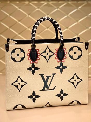 Louis Vuitton Crafty OntTheGo GM Monogram Empreinte Leather 41cm 