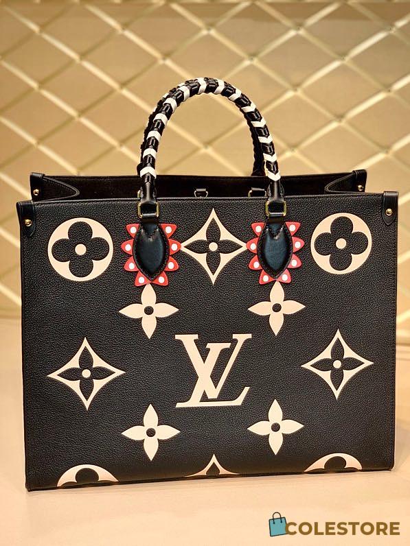 Louis Vuitton OnTheGo GM Monogram Empreinte Leather In Noir 41cm  - 1