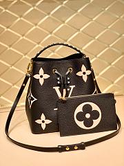 Louis Vuitton Crafty Néonoé Empreinte Leather In BLack M56890 26cm - 1