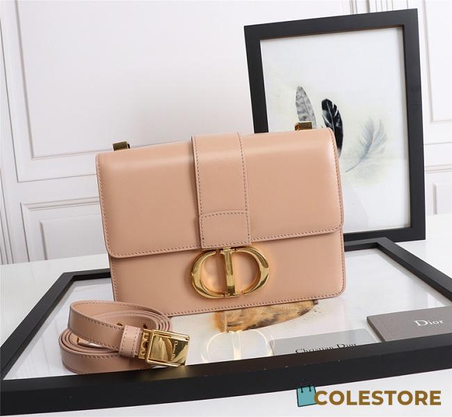 Dior 30 Montaigne Bag Latte Box Calfskin M9203 Size 24x17x8cm - 1