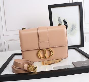 Dior 30 Montaigne Bag Latte Box Calfskin M9203 Size 24x17x8cm