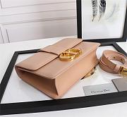 Dior 30 Montaigne Bag Latte Box Calfskin M9203 Size 24x17x8cm - 2
