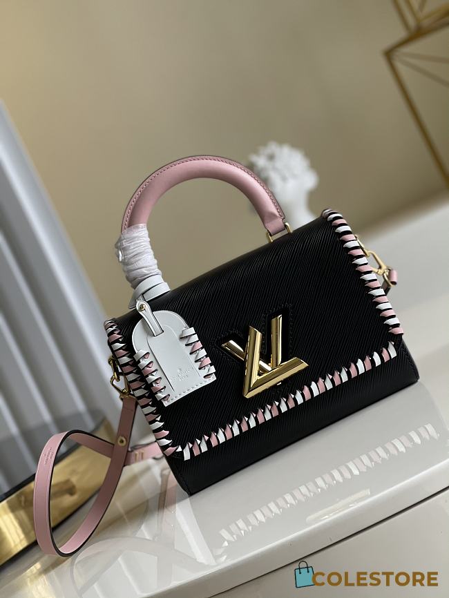 Louis Vuitton Twist PM Bag Epi Leather In Black M57537 Size 23x17x9.cm13801280 - 1