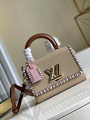 Louis Vuitton Twist PM Bag Epi Leather In Beige M57318 Size 23x17x9.5cm13801280 - 1