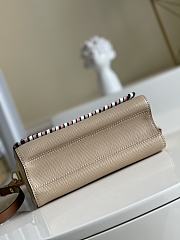 Louis Vuitton Twist PM Bag Epi Leather In Beige M57318 Size 23x17x9.5cm13801280 - 5