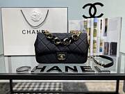 Chanel Mini Flap With Grained Calfskin & Gold-Tone Metal Black AS1353 16cm - 1