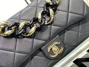 Chanel Mini Flap With Grained Calfskin & Gold-Tone Metal Black AS1353 16cm - 2