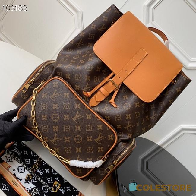 Louis Vuitton Zack Backpack Monogram Macassar M43422 60cm - 1