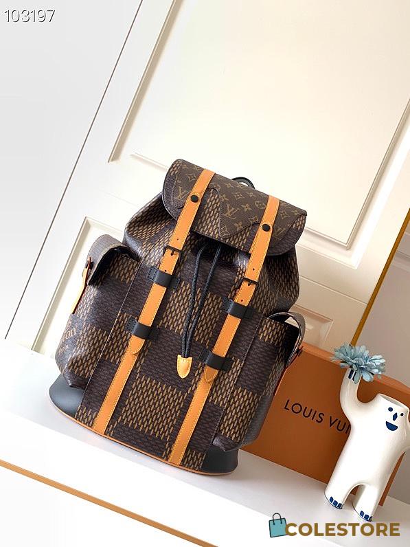 Louis Vuitton Nigo Christopher PM In Brown N40358 41cm - 1