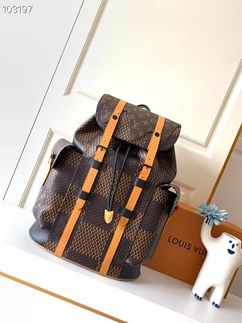 Louis Vuitton Nigo Christopher PM In Brown N40358 41cm
