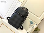 Louis Vuitton Michael Backpack Damier Infini Leather In Black N40311 45cm - 1