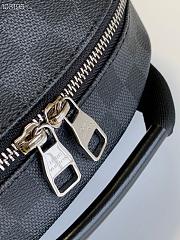 Louis Vuitton Michael Backpack Damier Infini Leather In Black N40311 45cm - 3