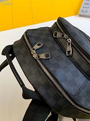 Louis Vuitton Michael Backpack Damier Infini Leather In Black N40311 45cm - 4