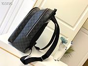 Louis Vuitton Michael Backpack Damier Infini Leather In Black N40311 45cm - 5