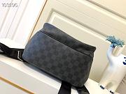 Louis Vuitton Michael Backpack Damier Infini Leather In Black N40311 45cm - 6