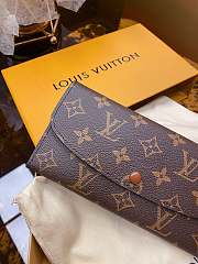 Louis Vuitton Emilie Wallet Monogram Canvas M60696 Size 19×10. 380280cm - 2