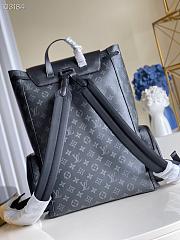 Louis Vuitton Backpack Trio Monogram Eclipse Canvas In Grey 60cm  - 3