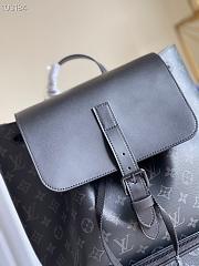 Louis Vuitton Backpack Trio Monogram Eclipse Canvas In Grey 60cm  - 2