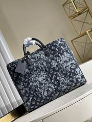 Louis Vuitton Monogram Tapestry Coated Canvas Grand SAC Bag 42cm - 2