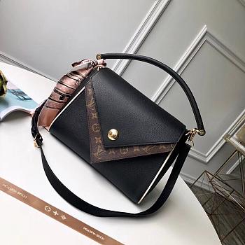 Louis Vuitton Monogram Doulble V Bag Calfskin M54439 28cm