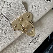 Louis Vuitton Vavin Empreinte Leather In White 21cm - 5