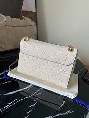 Louis Vuitton Vavin Empreinte Leather In White 21cm - 2