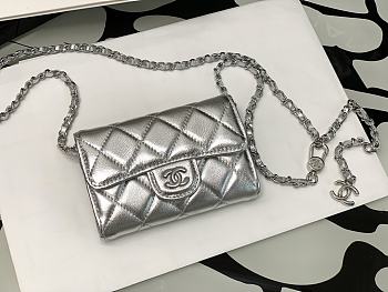 Chanel Mini Flap Bag With Top Handle AS2431 Size 13×20×9 cm