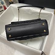 Chanel Flap Bag Calfskin Crystal Pearls Size 19-23-28 - 2