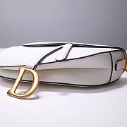 Dior Saddle Bag Latte Grained Calfskin M0446 Size 25.5cm - 5