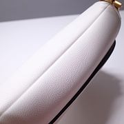 Dior Saddle Bag Latte Grained Calfskin M0446 Size 25.5cm - 6