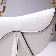 Dior Saddle Bag Latte Grained Calfskin M0446 Size 25.5cm - 3