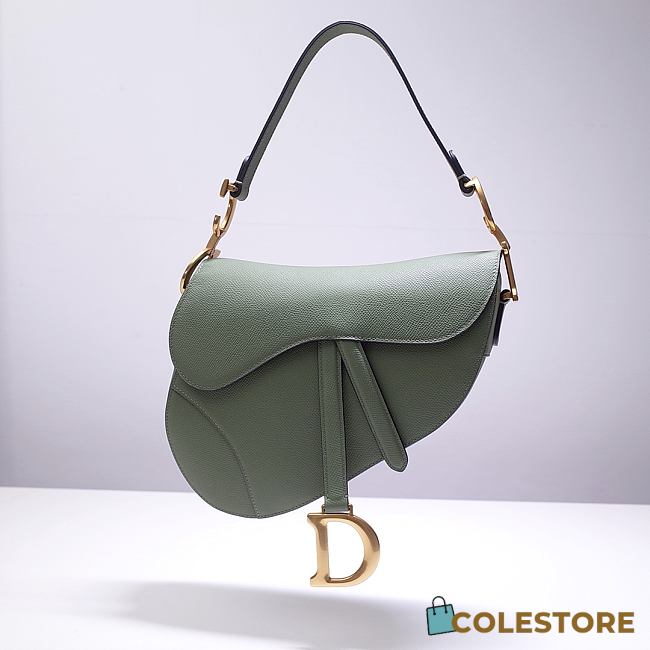 dior green saddle