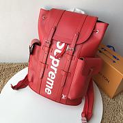 LV Supreme Joint Co-Branded Backpack Christopher PM 41079 47cm - 1