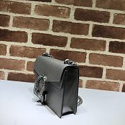 Gucci Dionysus Leather Mini Bag In Dusty Grey 421970 Size:20x15.5x5cm - 2