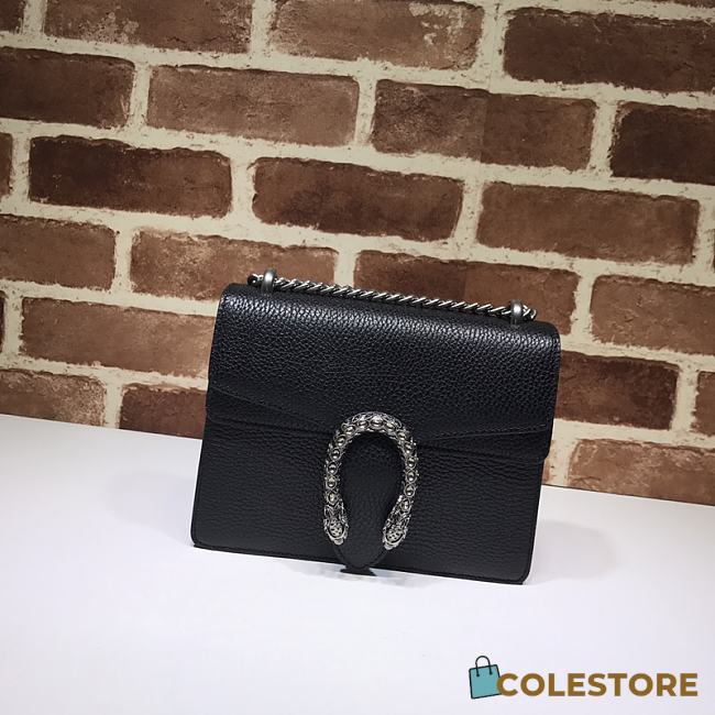 Gucci Black Leather Dionysus Mini Bag 421970 Size 20cm - 1