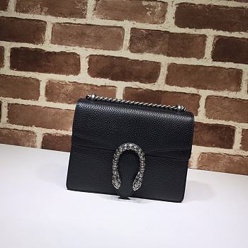 Gucci Black Leather Dionysus Mini Bag 421970 Size 20cm