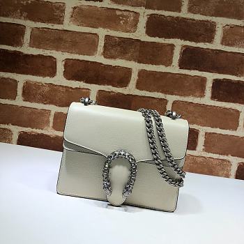 Gucci White Leather Dionysus Mini Bag 421970 Size 20cm