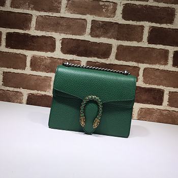 Gucci Dionysus Mini LeatherBag In Green 421970 Size 20cm