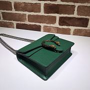 Gucci Dionysus Mini LeatherBag In Green 421970 Size 20cm - 3