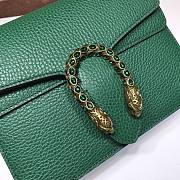 Gucci Dionysus Mini LeatherBag In Green 421970 Size 20cm - 5