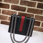 Gucci Black Leather Dionysus Mini Bag With Silver Gold Tone 421970 Size 20cm - 4