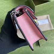 Gucci Dionysus Super Mini Bag In Red&Pink Leather 476432 Size 16.5cm - 5