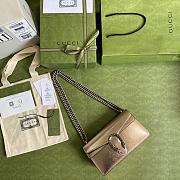 Gucci US Exclusive Dionysus Lizard Super Mini Bag 499623 Size: 25x13.5x7cm - 4