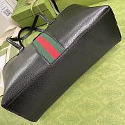 Gucci Ophidia Medium Tote In Black Leather 631685 Size: 38x28x14cm - 3