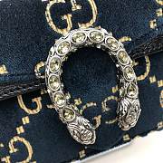 Gucci Dionysus GG Velvet Super Mini Bag In Blue Velvet 16.5cm - 2