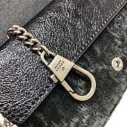 Gucci Dionysus GG Velvet Super Mini Bag In Black Velvet 16.5cm - 2