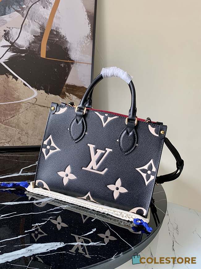 Louis Vuitton Onthego Bicolor Monnogram Empreinte Leather 25cm - 1