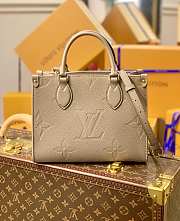 Luois Vuitton Onthego Small Tote Bag In Gray M45660 Size 25x19x11.5cm - 1