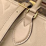 Luois Vuitton Onthego Small Tote Bag In Gray M45660 Size 25x19x11.5cm - 5
