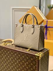 Luois Vuitton Onthego Small Tote Bag In Gray M45660 Size 25x19x11.5cm - 2